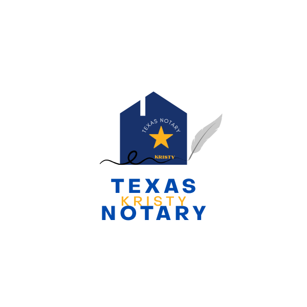 Texas Notary Kristy brand mark